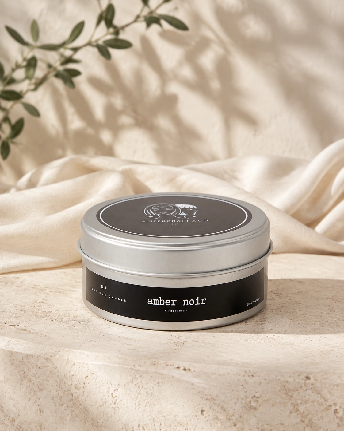Teneke Mum - Amber Noir (145gr) — ürün vitrini